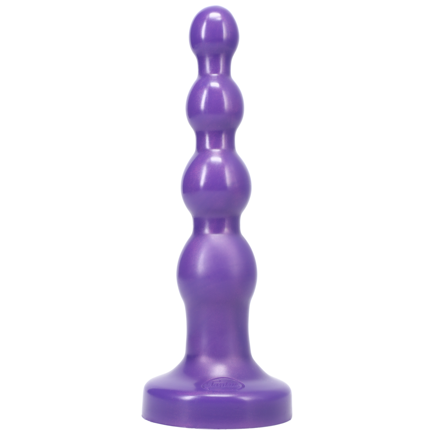 Tantus Silicone Large Ripple Butt Plug Midnight Purple - xtantric.ca