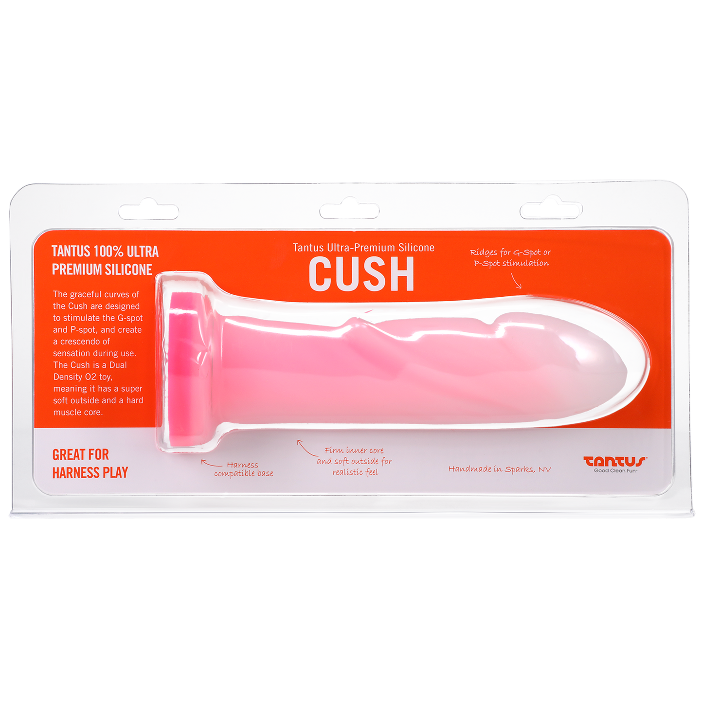 Tantus Cush Rose Quartz Dual Density - xtantric.ca