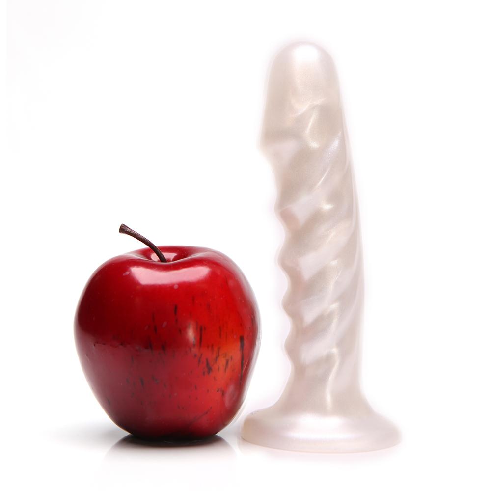 Tantus Silicone Echo Silicone Vibrator White Pearl - xtantric.ca