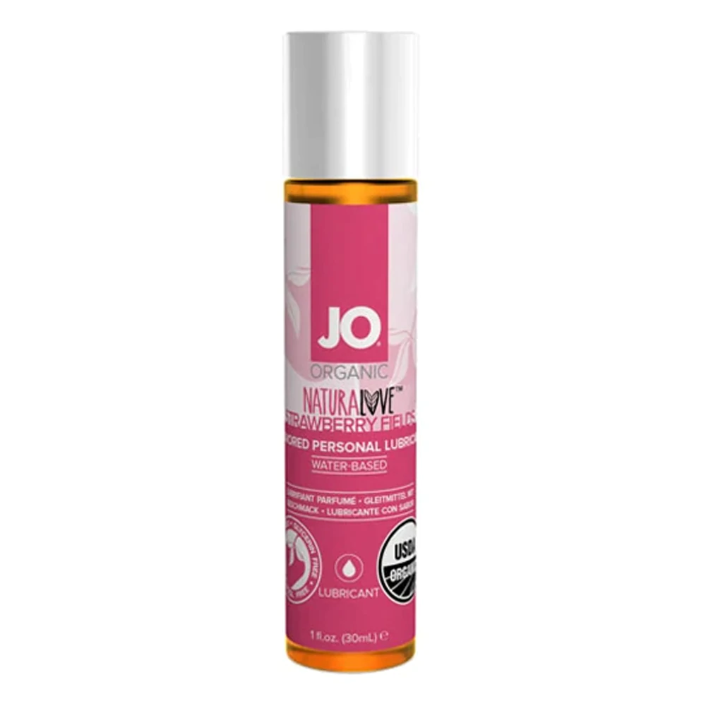 JO NATURALOVE Organic Strawberry Lubricant 1oz - xtantric.ca