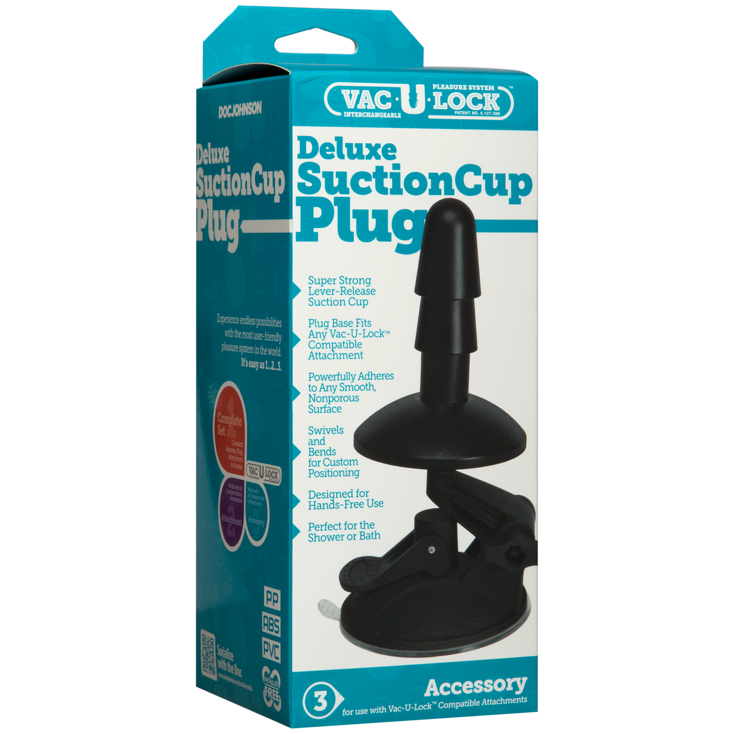 Doc Johnson Vac-U-Lock™ - Deluxe Suction Cup Plug Accessory - xtantric.ca