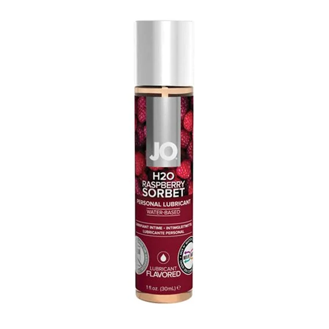 JO H2O Flavoured Lubricant Raspberry 1oz - xtantric.ca