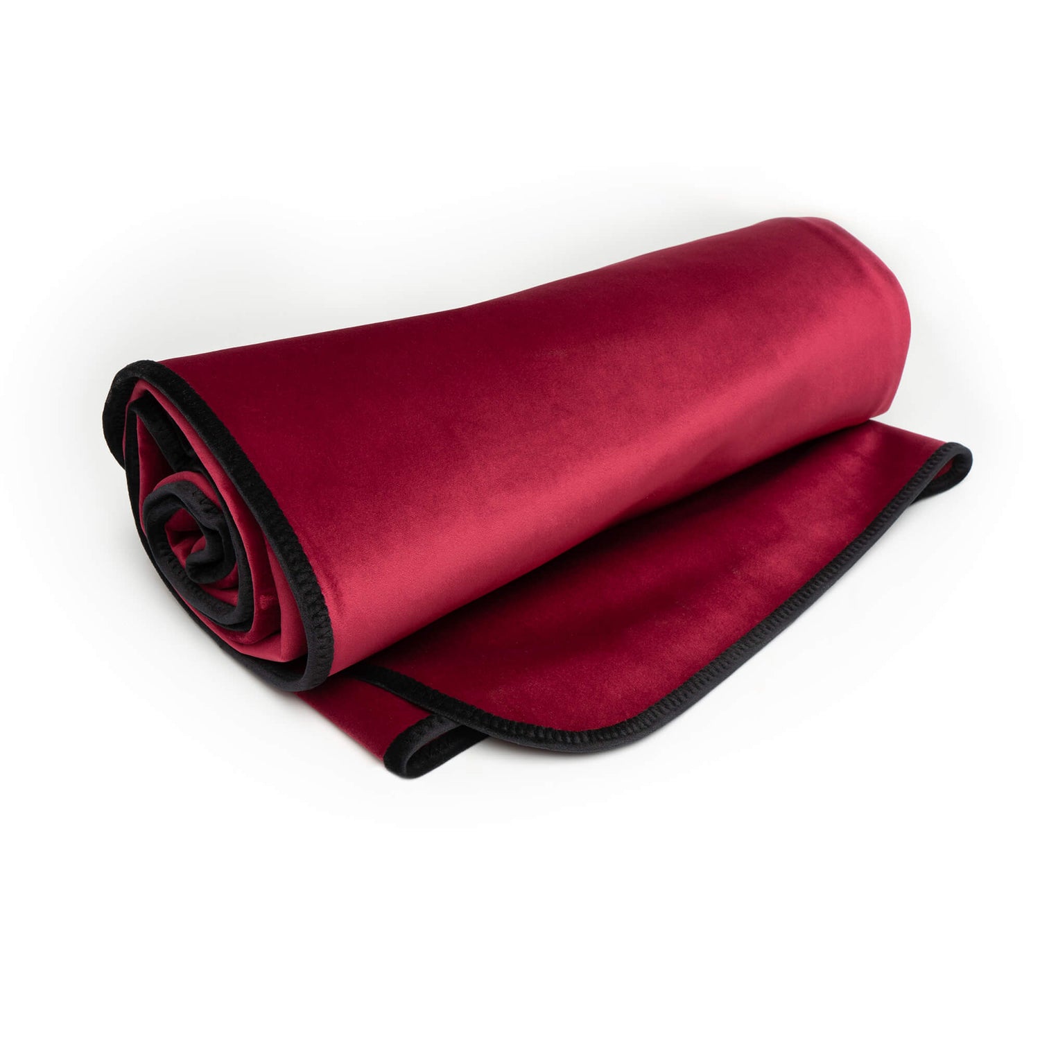 Fascinator Lush Throw  Merlot Microvelvet - King Size - xtantric.ca