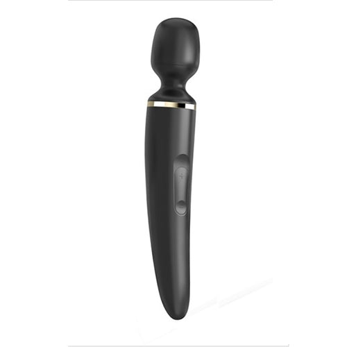 Satisfyer Wand-er Women - Black/Gold - xtantric.ca