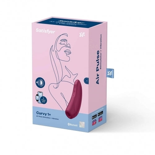 Satisfyer Curvy 1+ Rose red - xtantric.ca