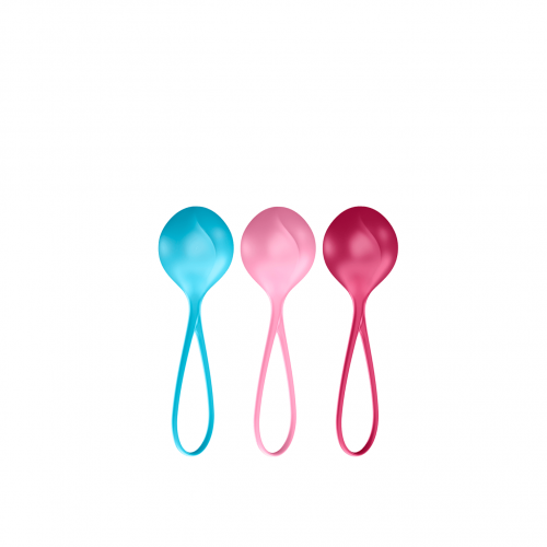 Strengthening Balls (set of 3) - turquoise, red, pink - xtantric.ca