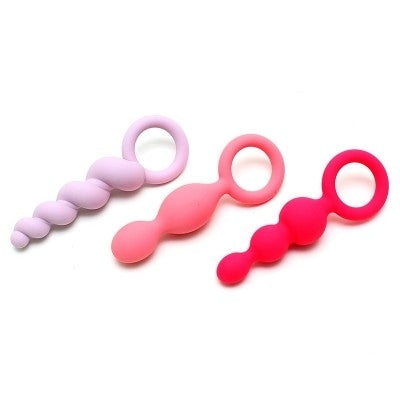 Booty Call (set of 3) (Colored) - pink, purple, red - xtantric.ca