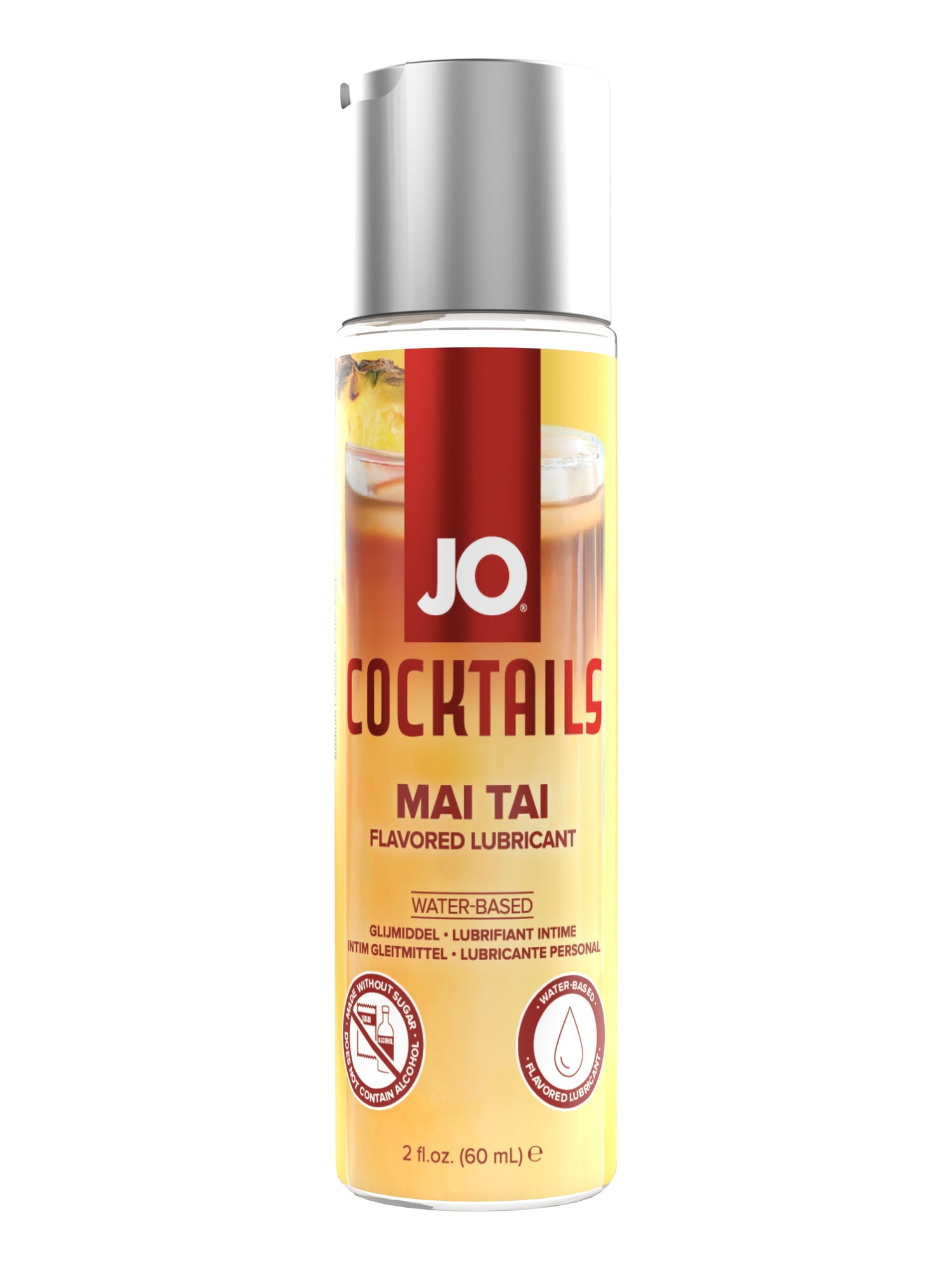 JO Cocktails  - Mai Tai Flavored Lubricant  - 2 fl oz 60 mL - xtantric.ca