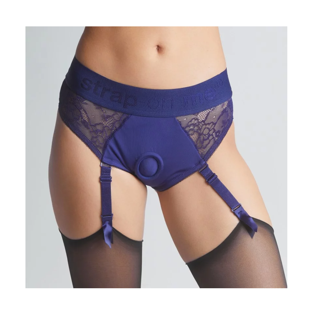 HARNESS LINGERIE DIVA - S - NIGHT BLUE - xtantric.ca