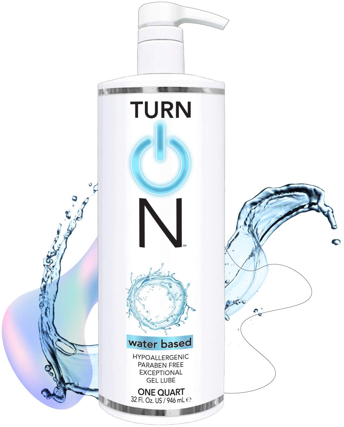 Turn On Water Based Sex Lube 32 Ounce  - xtantric.ca