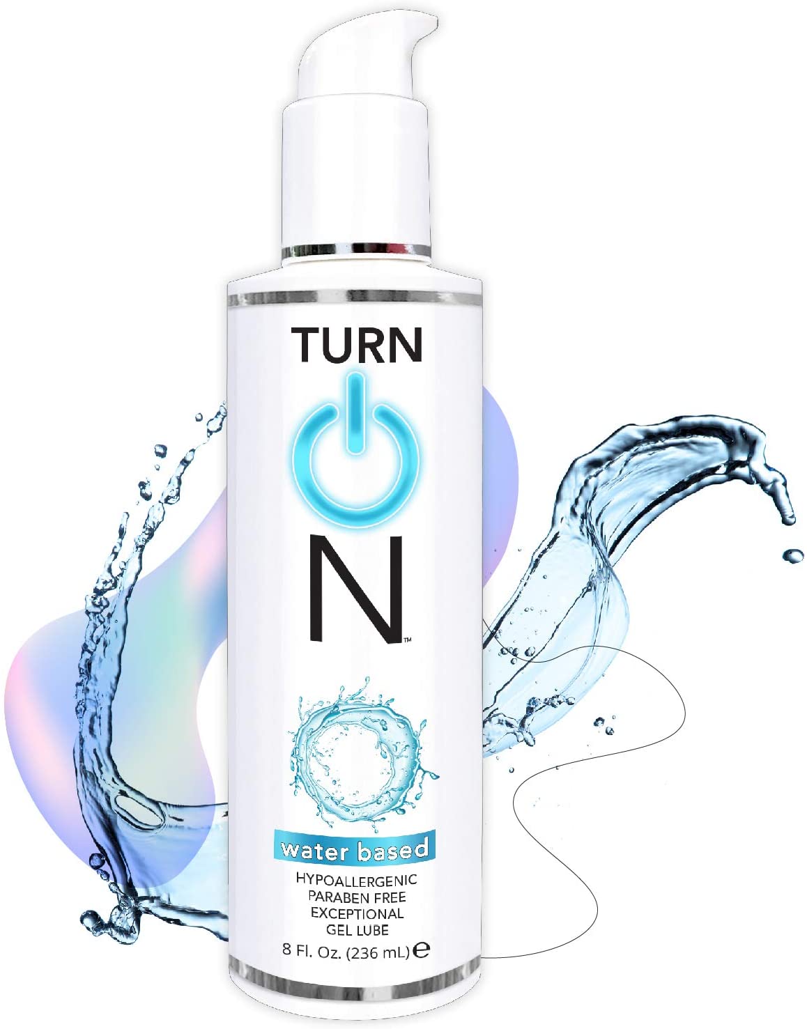 Turn On Water Based Sex Lube 8 Ounce  - xtantric.ca