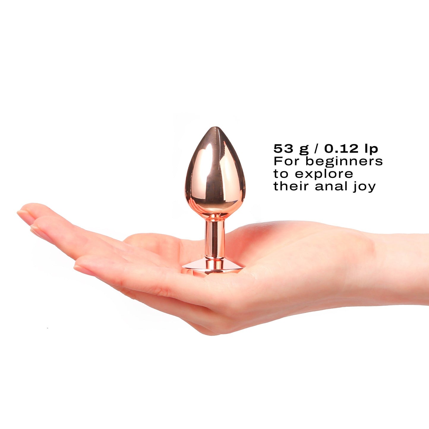 Diamond Plug Rose Gold Small - xtantric.ca