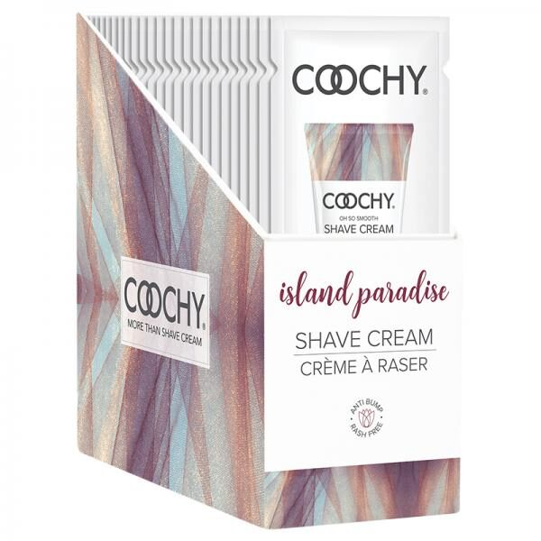 Shave Cream - Island Paradise 24pc | 15ml - Foil - DISPLAY - xtantric.ca