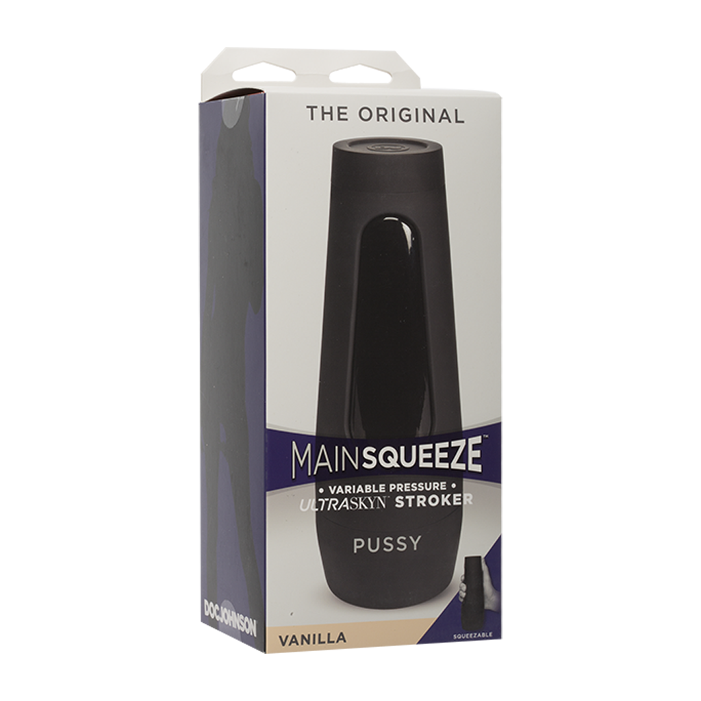 Doc Johnson Main Squeeze - The Original - ULTRASKYN Stroker - Pussy - Vanilla - xtantric.ca