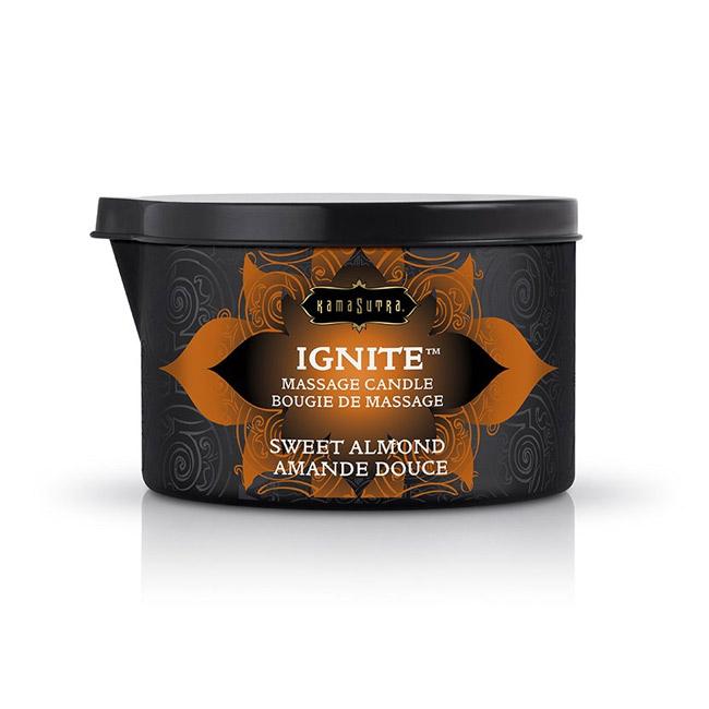 Ignite Massage Oil Candle Sweet Almond - xtantric.ca