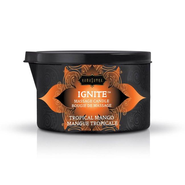 Ignite Massage Oil Candle Tropical Mango - xtantric.ca