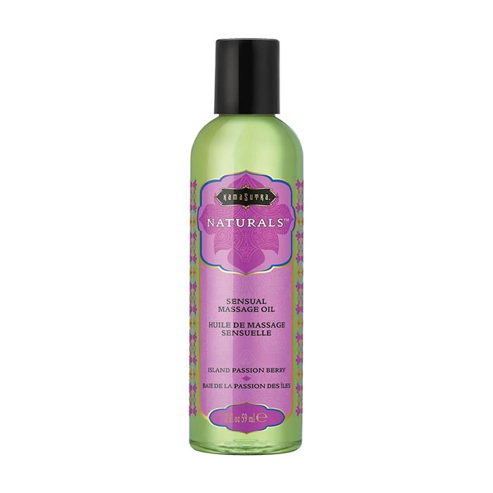 Naturals Massage Oil Island Passionberry (2oz) - xtantric.ca