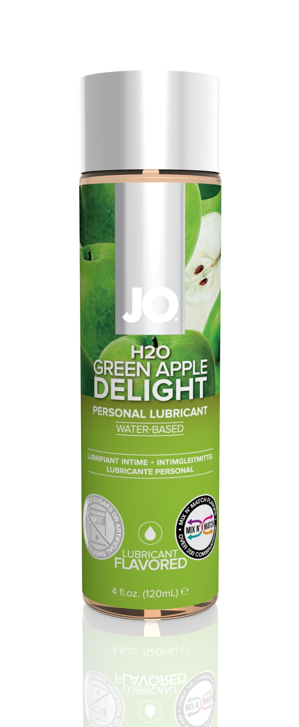 JO H2O - Green Apple - Lubricant 4 floz / 120 mL - xtantric.ca