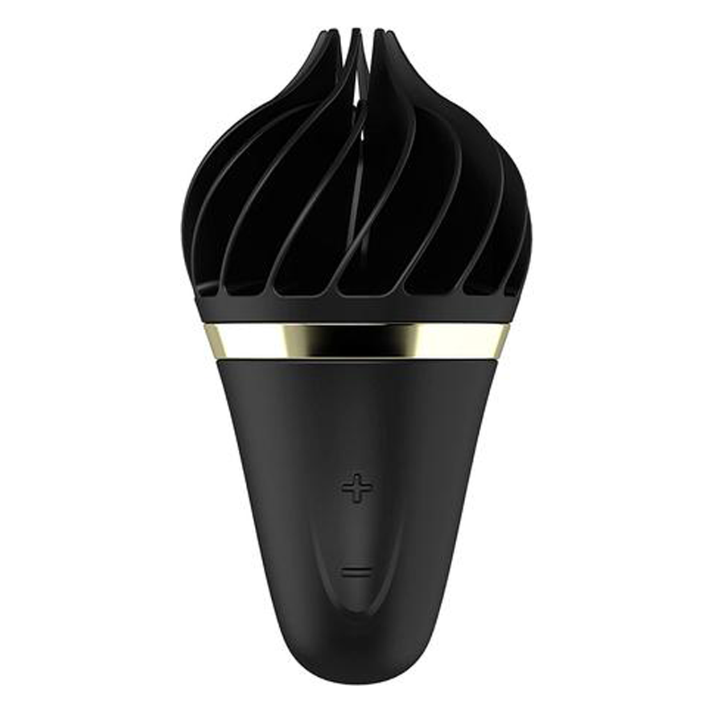 Satisfyer Sweet Treat - Black/Gold - xtantric.ca