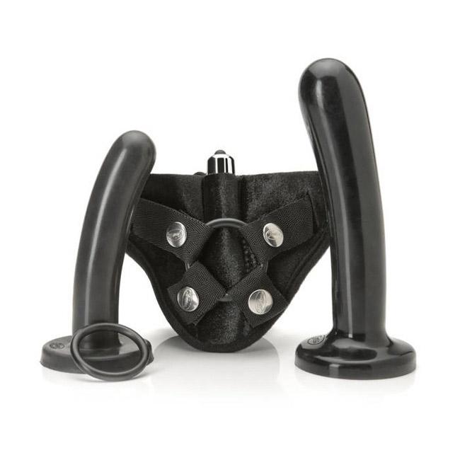 Tantus Silicone Bend Over Intermediate Kit Black - xtantric.ca