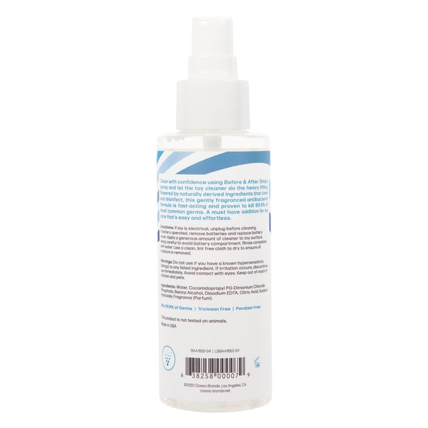 Spray Toy Cleaner Refresh 4oz | 120mL - xtantric.ca