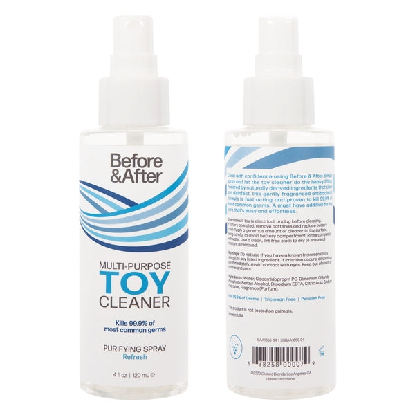 Spray Toy Cleaner Refresh 4oz | 120mL - xtantric.ca