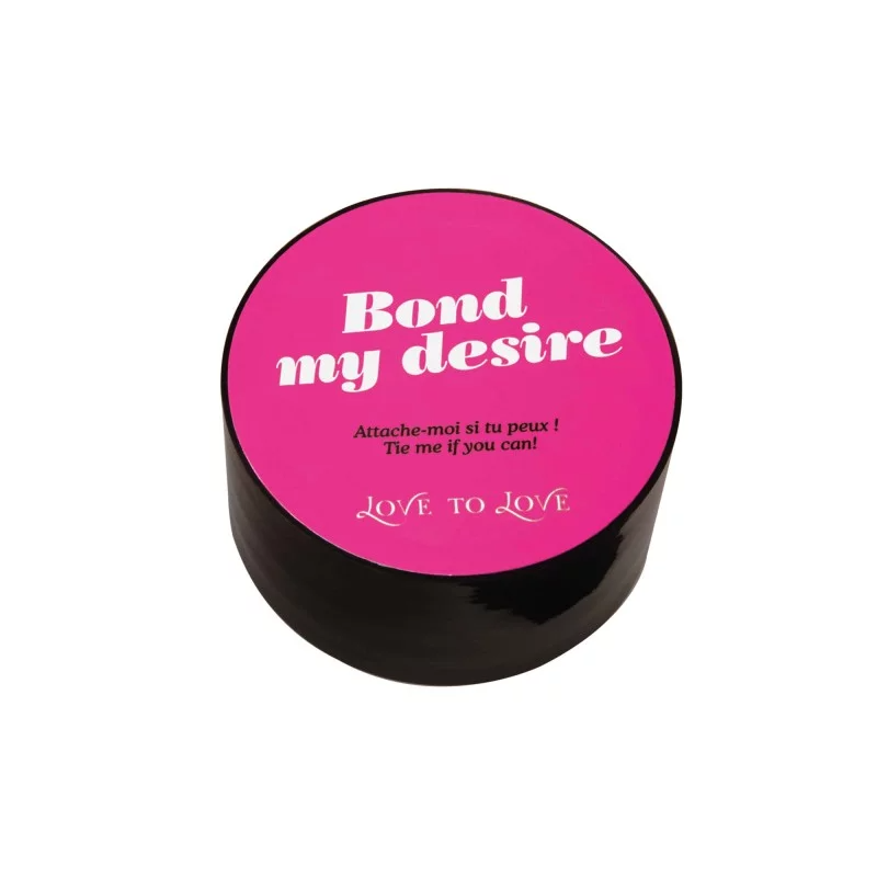 BOND MY DESIRE - BONDAGE TAPE BLACK - xtantric.ca