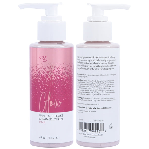 GLOW Pink Shimmer Lotion - Pink 4oz | 118mL - xtantric.ca