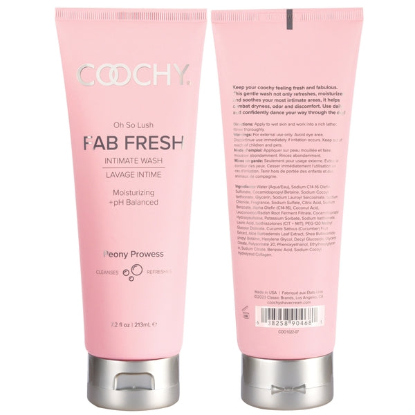 Oh So Lush Fab Fresh Intimate Wash - Peony Prowess 7.2oz | 213mL - xtantric.ca