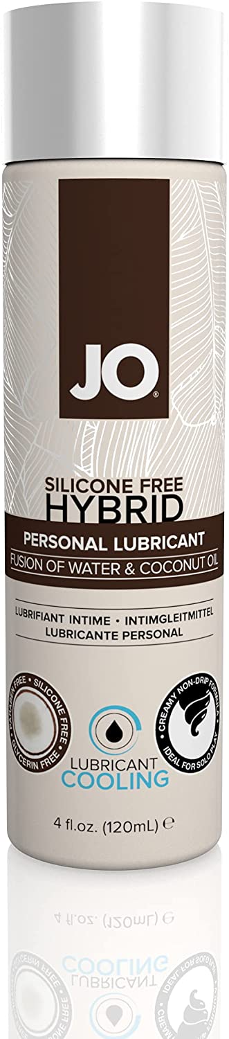 JO Coconut Hybrid - Cooling - Lubricant 4 floz / 120 mL - xtantric.ca