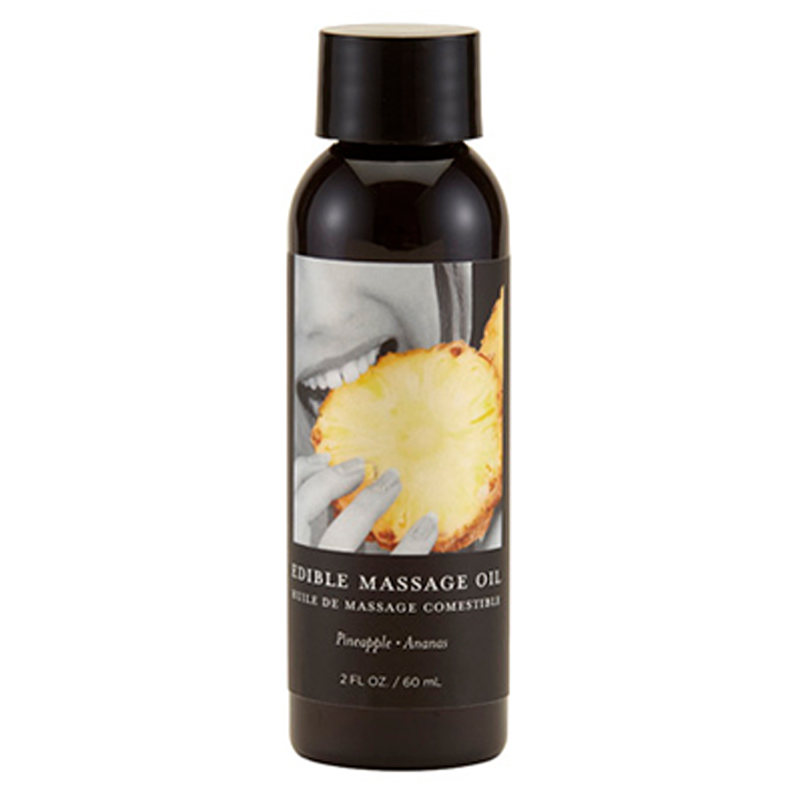 Edible Massage Oil Pineapple 2 fl oz / 60 ml - xtantric.ca