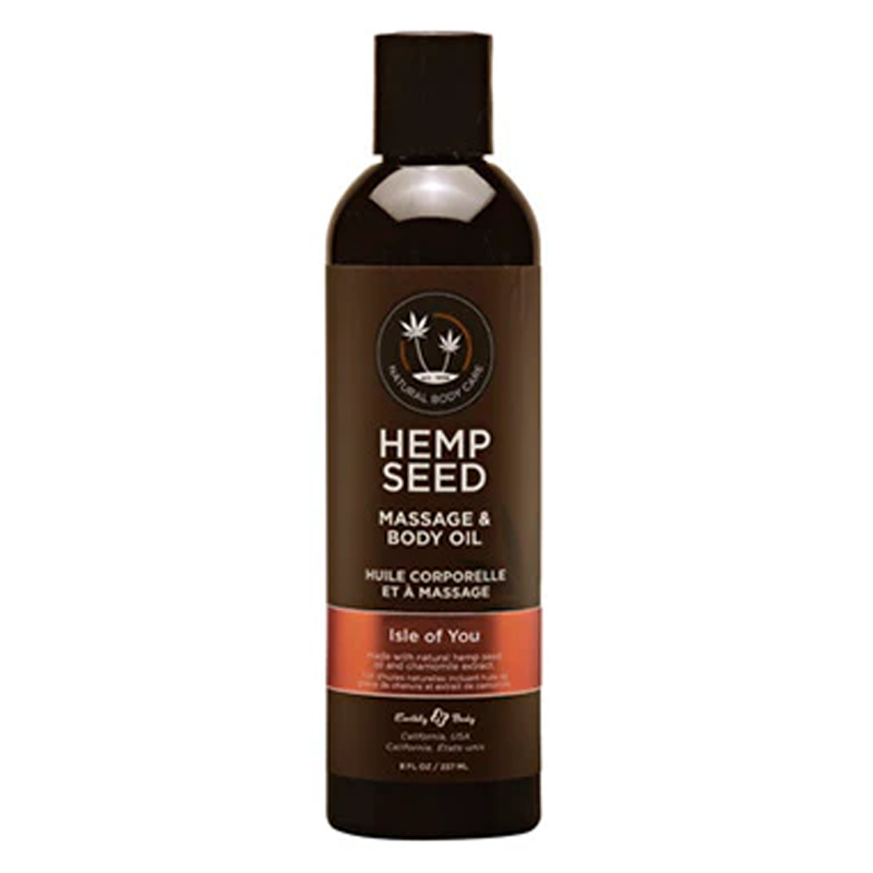 Hemp Seed Massage & Body Oil Isle of You 8 fl oz / 237 ml - xtantric.ca