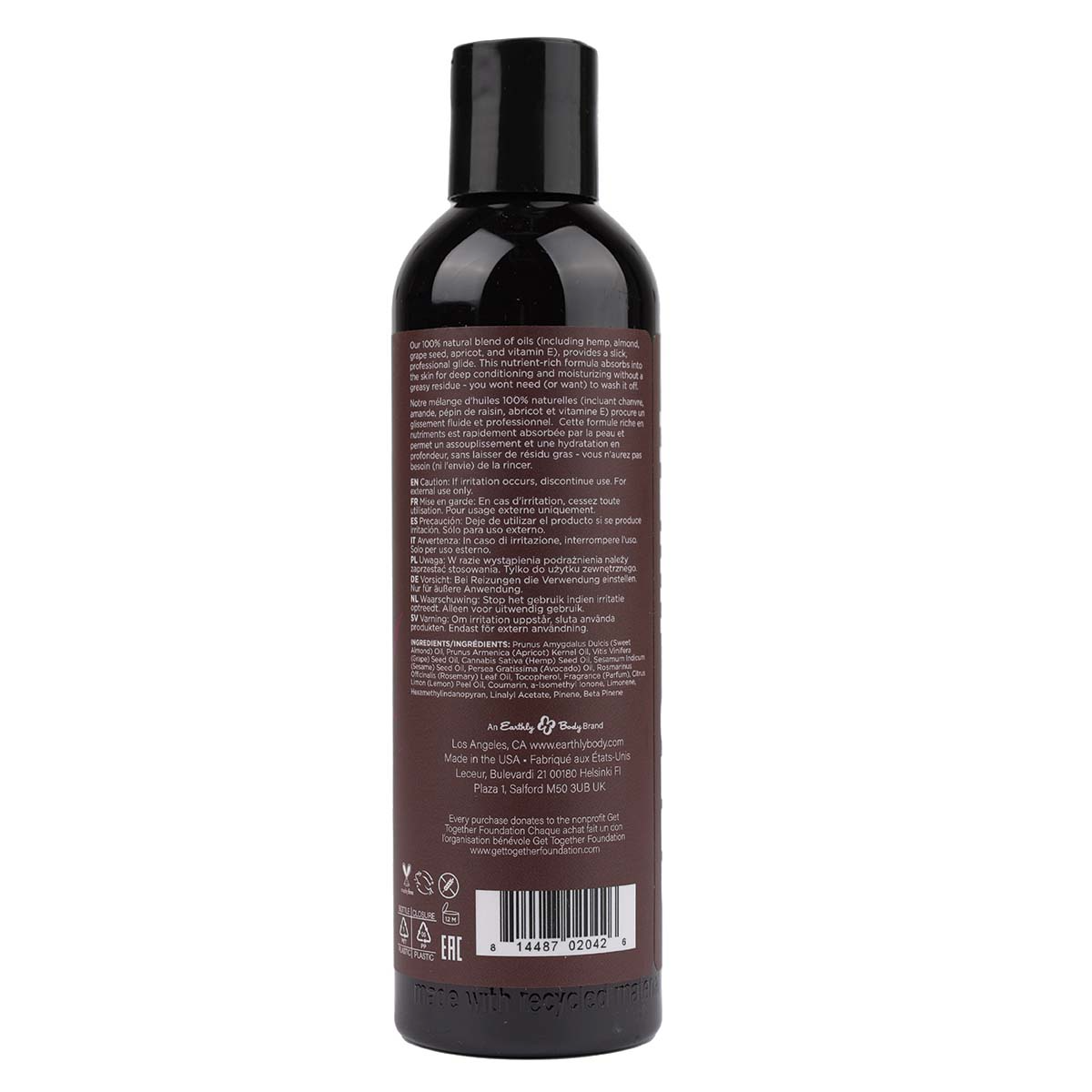 Massage Oil Kashmir Musk 8 fl oz / 237 ml - xtantric.ca