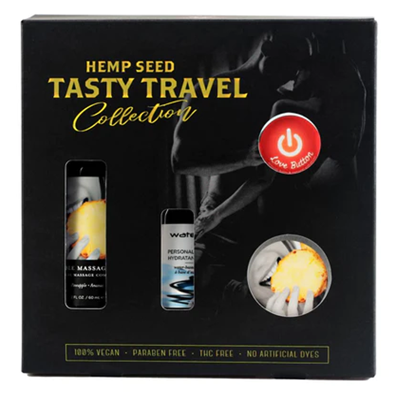 Tasty Travel Gift Set (2 oz, Pineapple Scent) - xtantric.ca