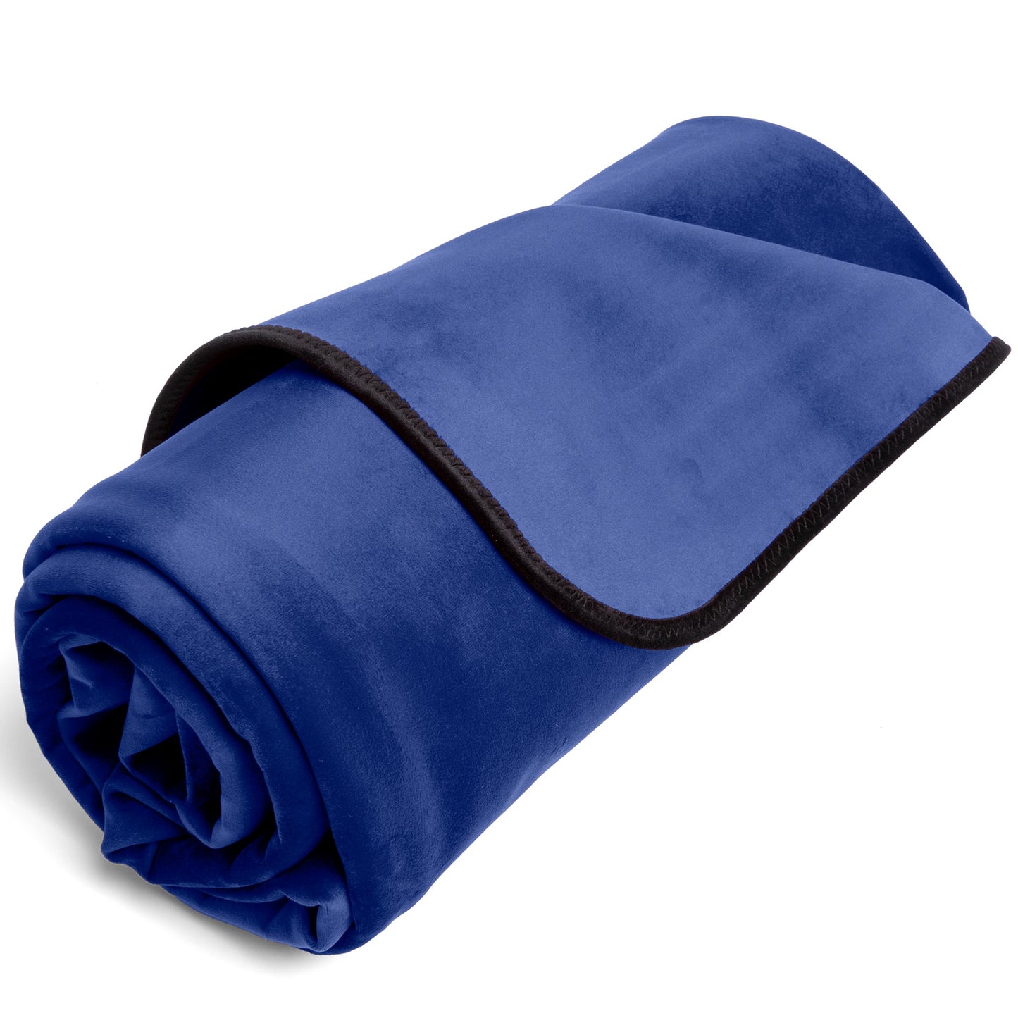 Fascinator Throw Royal Blue Microvelvet - Regular Size - xtantric.ca