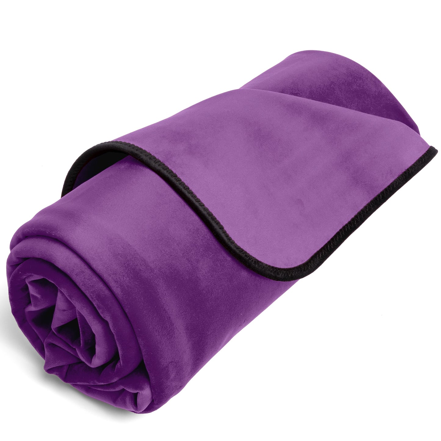 Fascinator Throw Purple Velvish - Travel Size - xtantric.ca