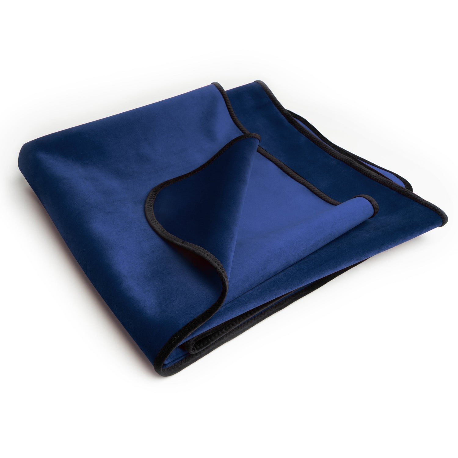 Fascinator Throw Royal Blue Velvish - Travel Size - xtantric.ca