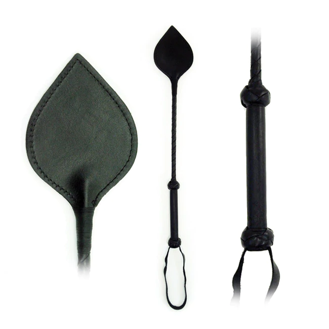 Riding Crop Spade Leather 18in - xtantric.ca