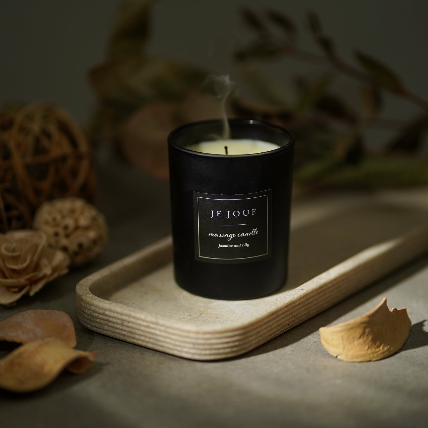 Luxury Massage Candle - Jasmine & Lily - xtantric.ca