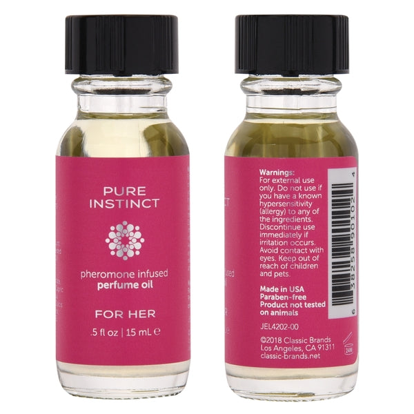 J247 - PURE INSTINCT PHEROMONE PERFUME For Her 15 mL | 0.5 fl oz - xtantric.ca