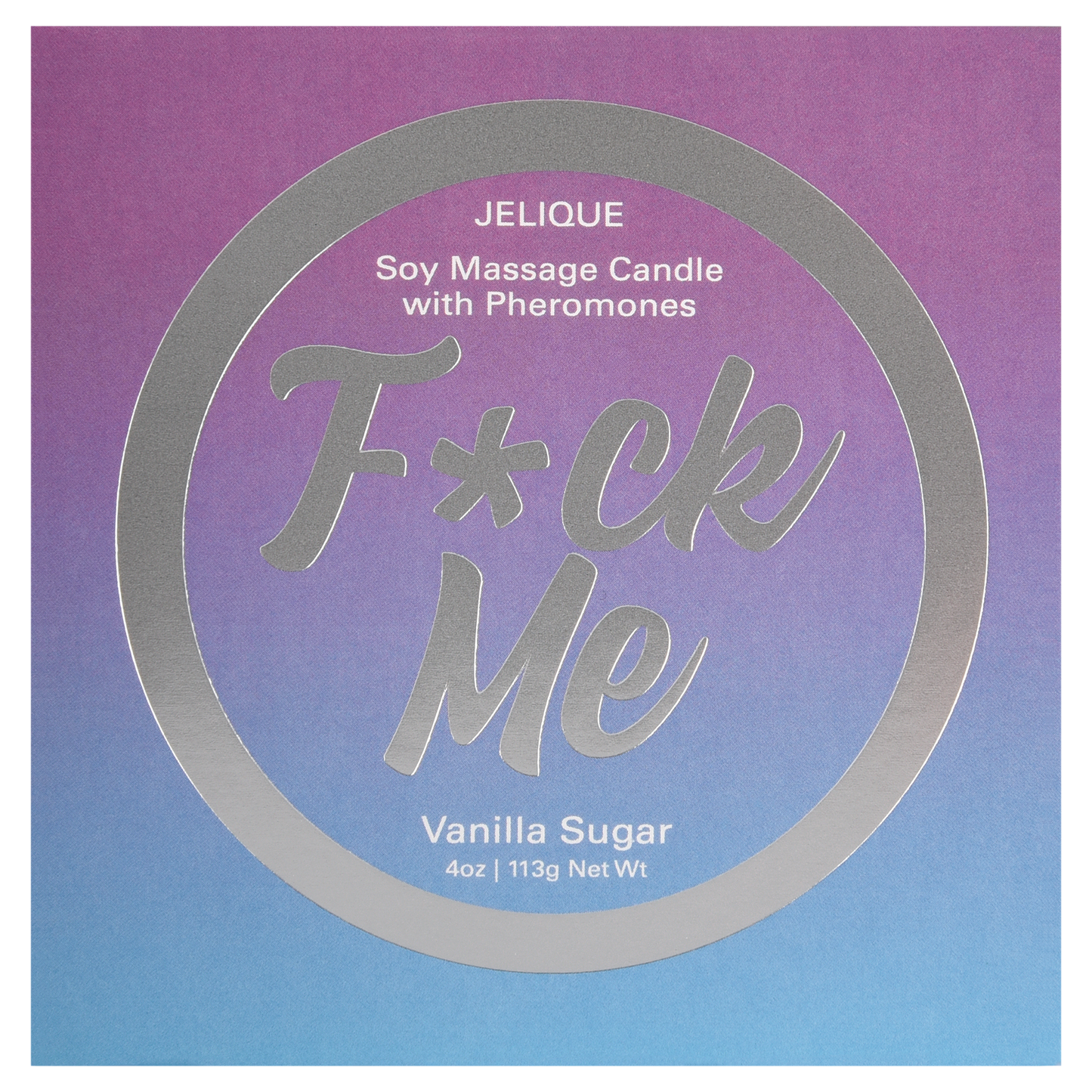 SOY MASSAGE CANDLE F*CK ME VANILLA SUGAR 4 FL OZ - xtantric.ca