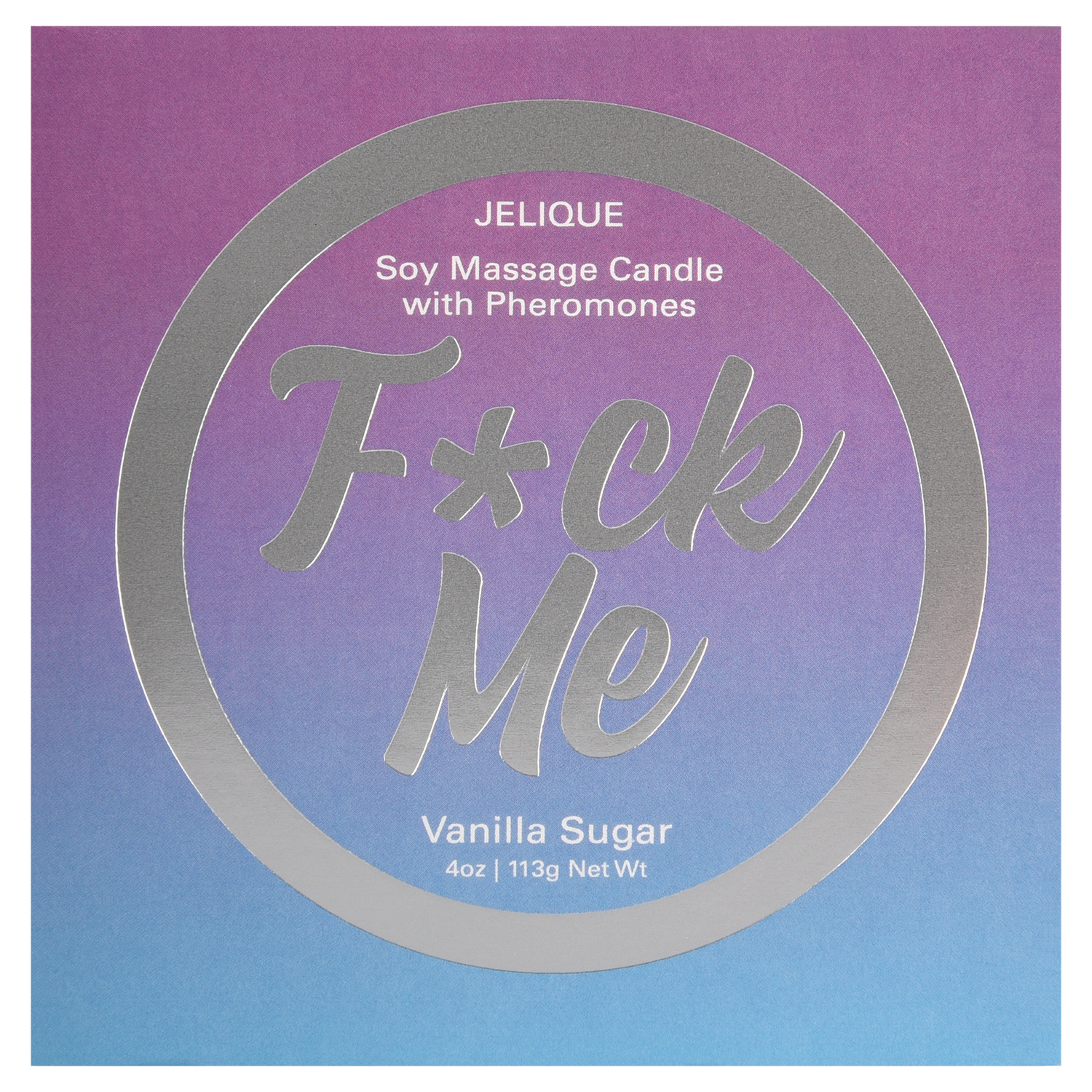 SOY MASSAGE CANDLE F*CK ME VANILLA SUGAR 4 FL OZ - xtantric.ca