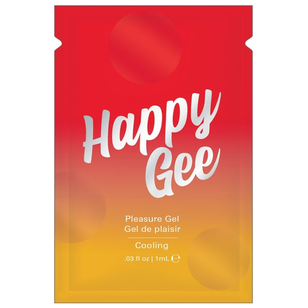 HAPPY GEE GPOT COOLING PLEASURE GEL - FOIL - 0.03 fl oz | 1 mL - xtantric.ca