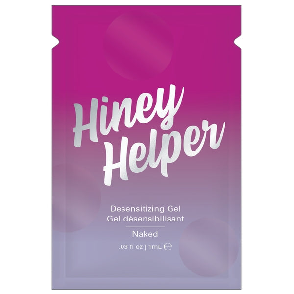 HINEY HELPER DESENSITIZING GEL - FOIL - 0.03 fl oz | 1 mL - xtantric.ca