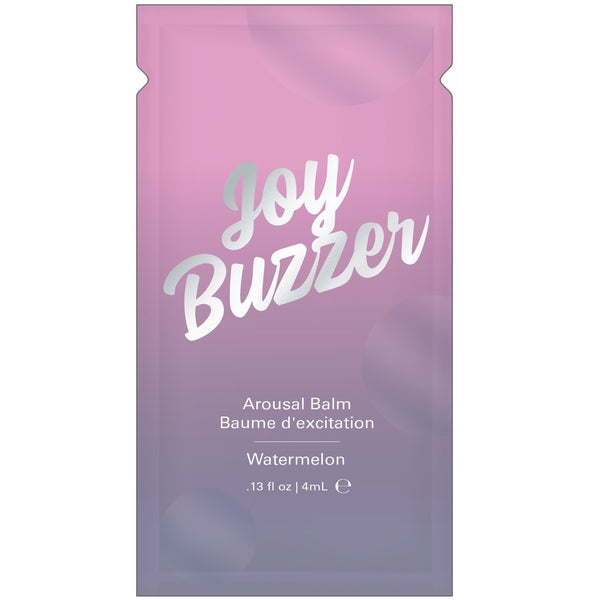 JOY BUZZER Clitoral Arousal Balm - Watermelon - Foil - 0.13 floz  l 4 mL - xtantric.ca