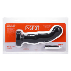 Silicone P-Spot Silicone Vibrating Dildo - xtantric.ca