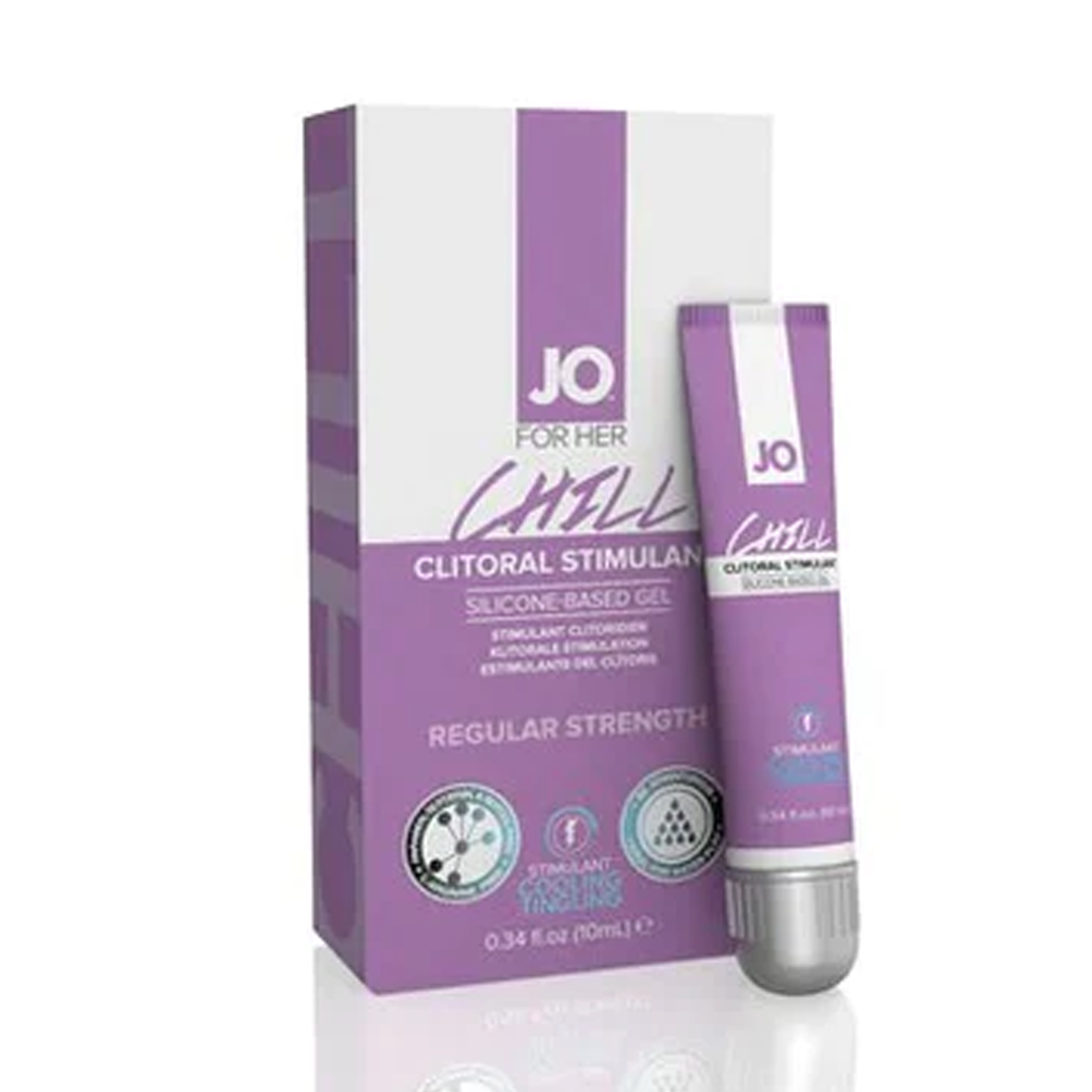 JO Chill Clitoral Gel - Cooling - Stimulant 0.34 floz / 10 mL - xtantric.ca