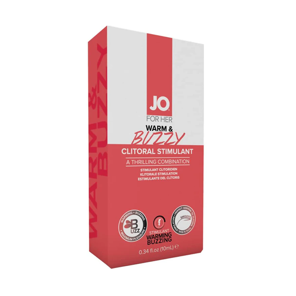 JO Warm & Buzzy - Original - Stimulant 0.34 floz / 10 mL - xtantric.ca