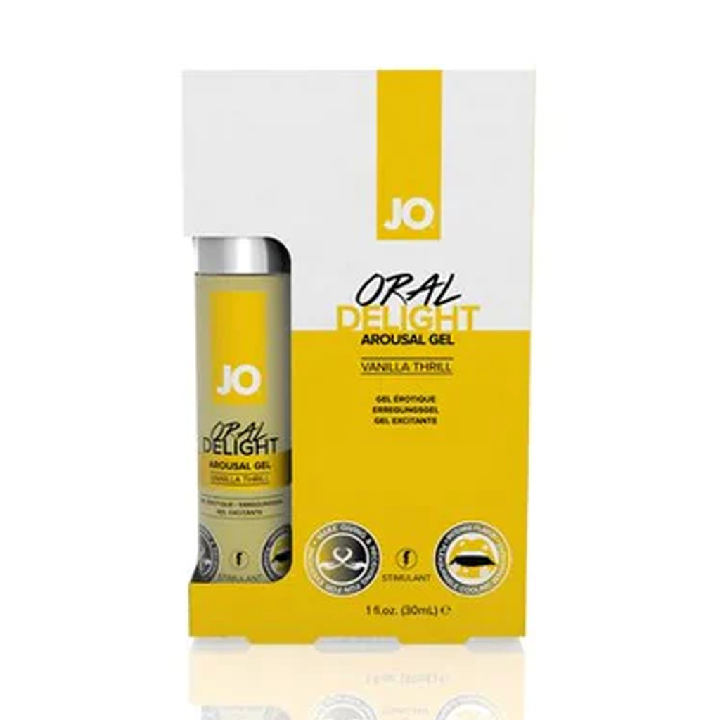 JO Oral Delight  - Vanilla - Stimulant 1 floz / 30 mL - xtantric.ca