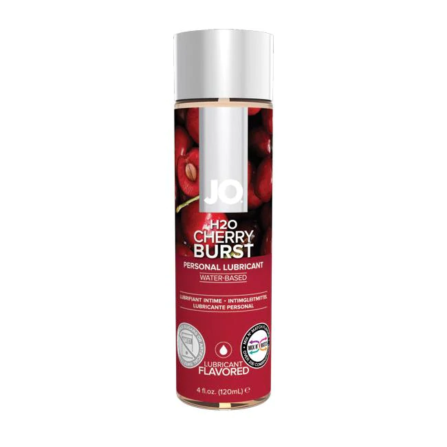 JO H2O Flavoured Lubricant Cherry 4oz - xtantric.ca